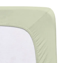New FLORELLA Jersey-Stretch-Elasthan-Spannbetttücher Deluxe in hochwertiger Qualität SALBEI