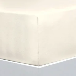 Online FLORELLA Jersey-Stretch-Elasthan-Spannbetttücher Deluxe in hochwertiger Qualität CREME