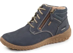 JOSEF SEIBEL , gefütterte Damen-Boots, Winterschuhe, Weite G, mit herausnehmbarem Fußbett MARINE