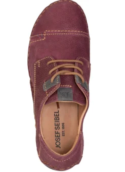 Online JOSEF SEIBEL , klassische Damen-Schnürschuhe, Weite G, mit herausnehmbarem Fußbett BEERE-GRAU
