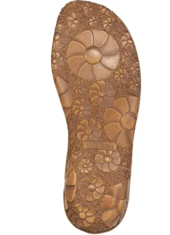 Sale JOSEF SEIBEL , leichte Damen-Sandalen, Weite G, mit Klettverschluss COGNAC