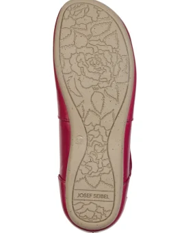 Hot JOSEF SEIBEL , schicke Damen-Spangenschuhe, Weite G, mit herausnehmbarem Fußbett KIRSCHROT