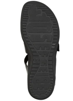 Best JOSEF SEIBEL , schicke Damen-Sandalen, Weite G, mit Klettverschluss SCHWARZ