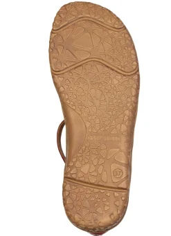 Best JOSEF SEIBEL , sommerliche Damen-Sandalen, Weite G, aus Leder KASTANIE