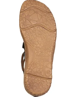 Best JOSEF SEIBEL , sommerliche Damen-Sandalen, Weite G, aus Leder SCHWARZ