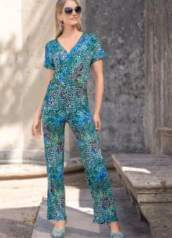 Discount BADER Jumpsuit in Schlupfform MARINE-MINT-ECRU-BUNT