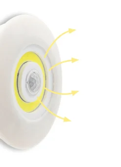 Hot BADER Kabellose LED-Leuchte mit Bewegungssensor WEISS-GELB