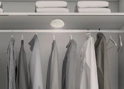 Hot BADER Kabellose LED-Leuchte mit Bewegungssensor WEISS-GELB