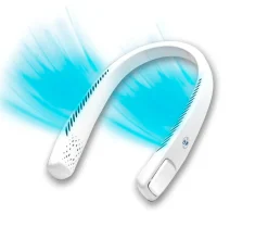 Sale LIVINGTON Kabelloser Cool2Go-Luftkühler zum Umhängen WEISS