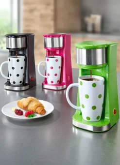 Hot BADER Kaffeemaschine für den schnellen Kaffeegenuss GRÜN