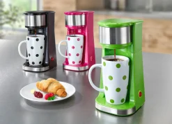 Best BADER Kaffeemaschine für den schnellen Kaffeegenuss PINK
