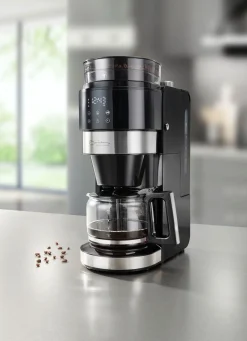 Online BADER Kaffeemaschine mit Mahlwerk SCHWARZ