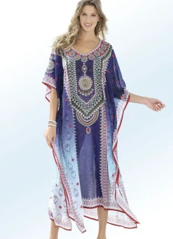 Sale BADER Kaftan mit Schmucksteinchen MULTICOLOR