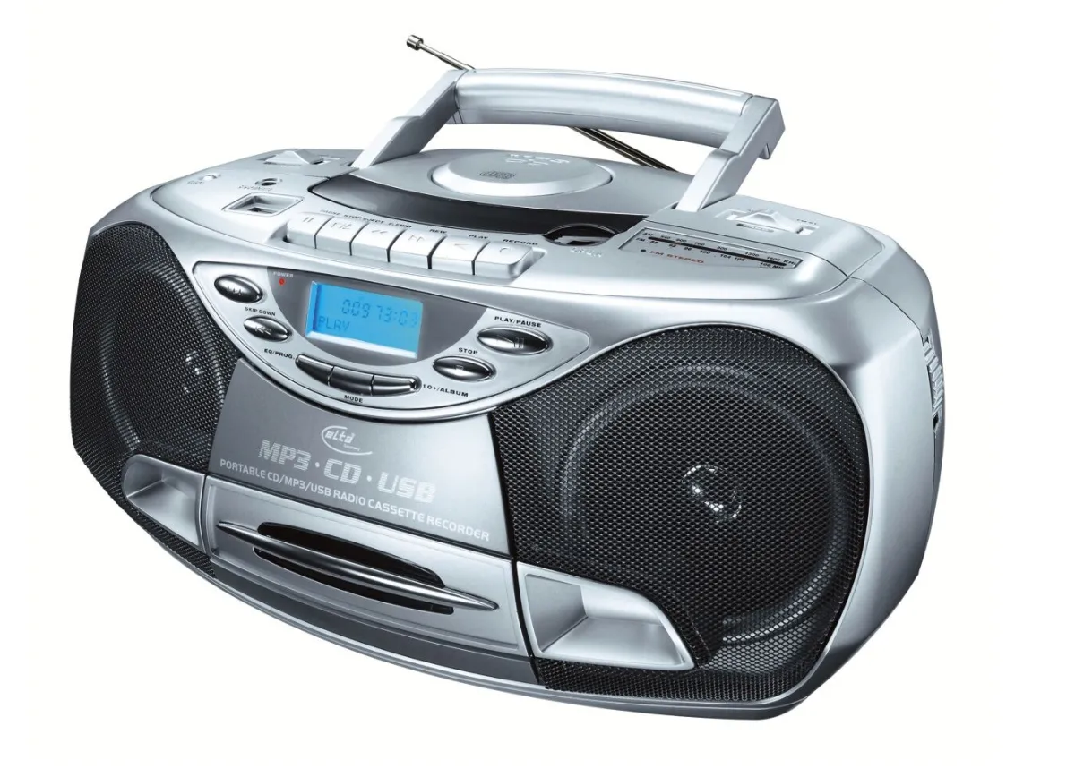 Sale KARCHER CD-/MP3-Boombox SILBER