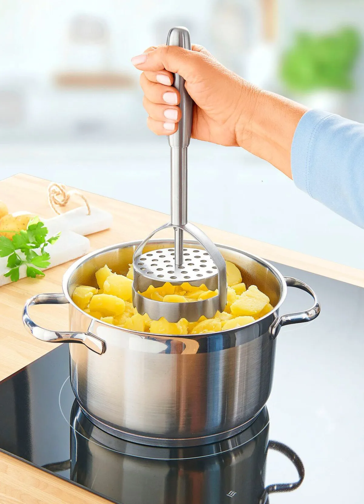 Hot BADER Kartoffelstamfper aus rostfreiem . EDELSTAHL