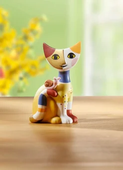 Discount GOEBEL Katze mit Schnecke aus hochwertigem Porzellan BUNT