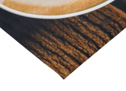 Outlet BADER Küchenläufer Kaffeetassen, mit rutschhemmender Rückseite BRAUN