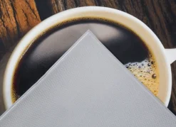 Outlet BADER Küchenläufer Kaffeetassen, mit rutschhemmender Rückseite BRAUN