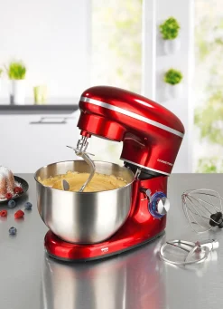 New BADER Küchenmaschine mit Planetenrührwerk ROT