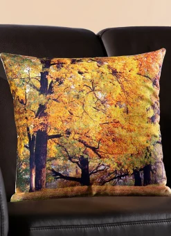Online BADER Kissenbezüge mit Herbstwald-Motiv, 2er-Set BUNT