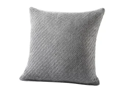 Sale BADER Kissenbezug in Strickoptik SILBER