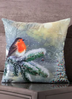 BADER Kissenbezug mit winterlichen Motiv BUNT