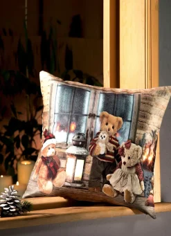 Best BADER Kissenbezug Teddybären BUNT