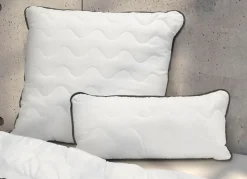 Sale BIBERNA Kissenprogramm aus dem Hause mit schwarzer Biese WEISS