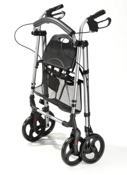 New BADER Klappbarer Alu-Rollator SILBER