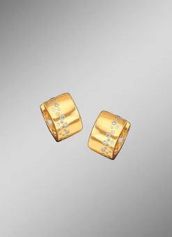 Outlet BADER Klappcreolen mit Brillanten