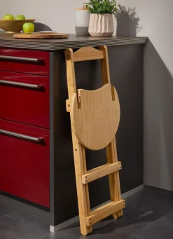 Clearance BADER Klapp-Hocker aus Bambus NATUR