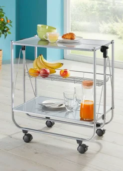 New BADER Klapp-Servierwagen GRAU