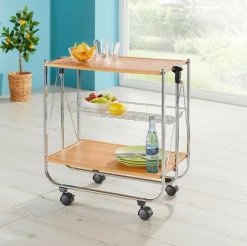 Discount BADER Klapp-Servierwagen EICHE