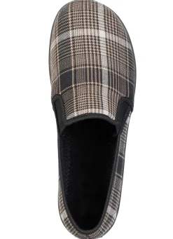 Sale BADER Klassiche Herren-Hausschuhe, mit Gummizug BEIGE