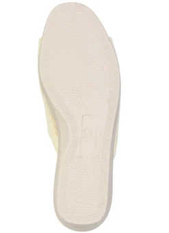 New BADER Klassische Damen-Hausschuhe, aus Textilmaterial GELB