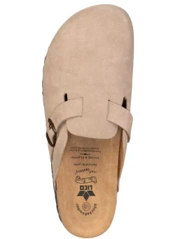 Discount BADER Klassische Herren-Clogs, mit verstellbarer Spange SAND