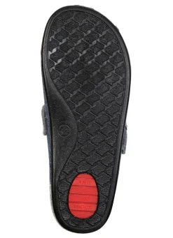 Discount BADER Klassische Herren-Hausschuhe, aus Wollfilz MARINE