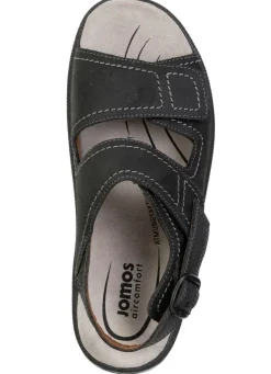 Best BADER Klassische Herren-Sandalen, Weite H, mit Klettverschluss SCHWARZ