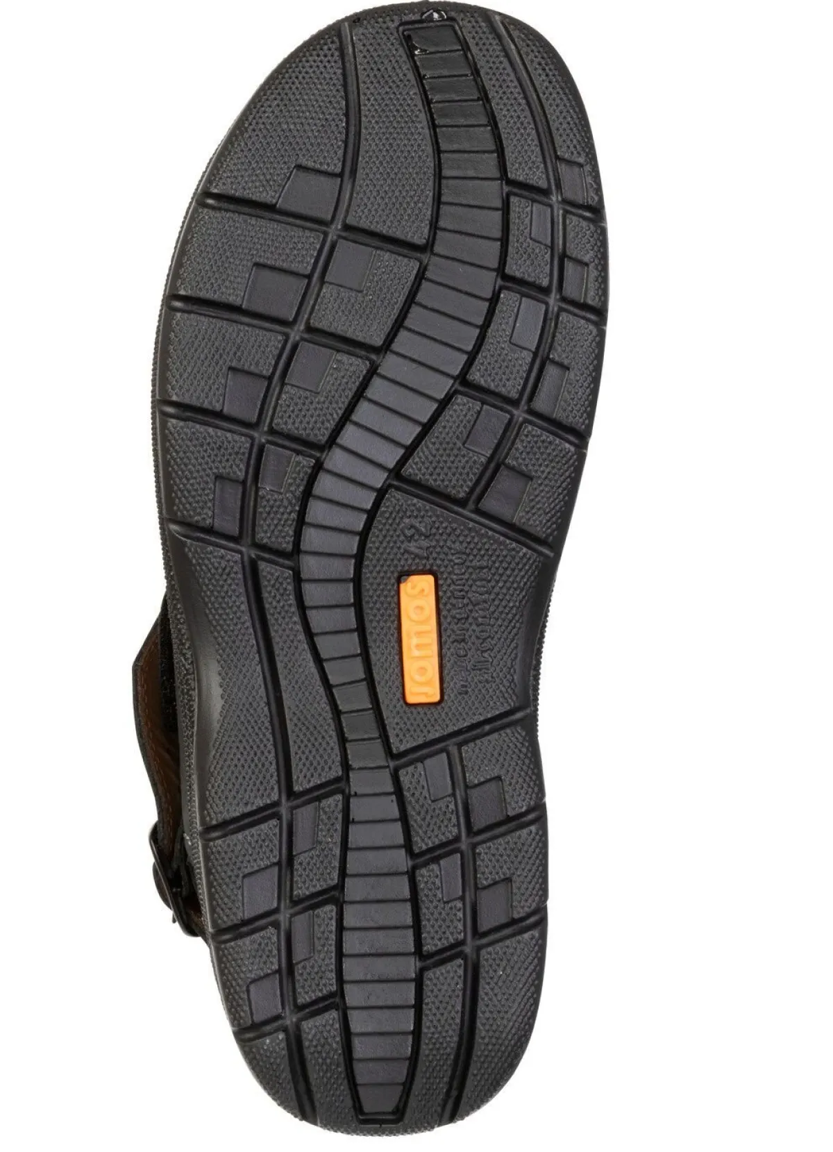 Best BADER Klassische Herren-Sandalen, Weite H, mit Klettverschluss SCHWARZ