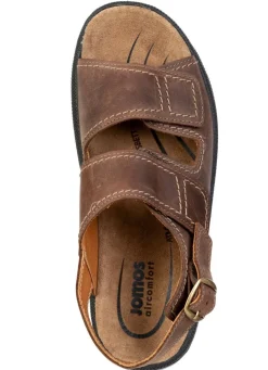 New BADER Klassische Herren-Sandalen, Weite H, mit Klettverschluss MOKKA