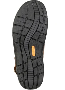 New BADER Klassische Herren-Sandalen, Weite H, mit Klettverschluss MOKKA