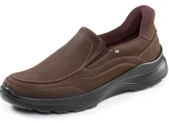 Outlet BADER Klassische Herren-Slipper, Weite H, mit herausnehmbarem Fußbett MOKKA
