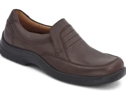 Outlet BADER Klassische Herren-Slipper, mit atmungsaktivem Fußbett MOKKA