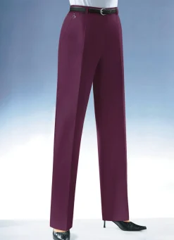 New BADER Klassische Hose BROMBEER