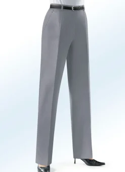 Outlet KLAUS MODELLE MADE IN GERMANY Klassische Hose MITTELGRAU
