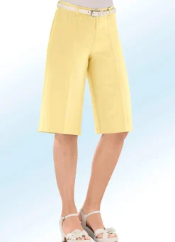 Clearance KLAUS MODELLE MADE IN GERMANY Klassische Bermudas HELLGELB