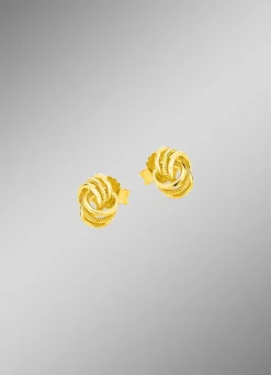 Best BADER Klassische Knoten-Ohrstecker