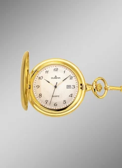 New DUGENA Klassische Quartz-Taschenuhr