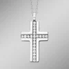 Sale BADER Klassischer Kreuz-Anhänger mit synth. Zirkonia