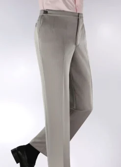 KLAUS MODELLE MADE IN GERMANY "Klaus Modelle"-Bundverstellerhose in 4 Farben HELLGRAU